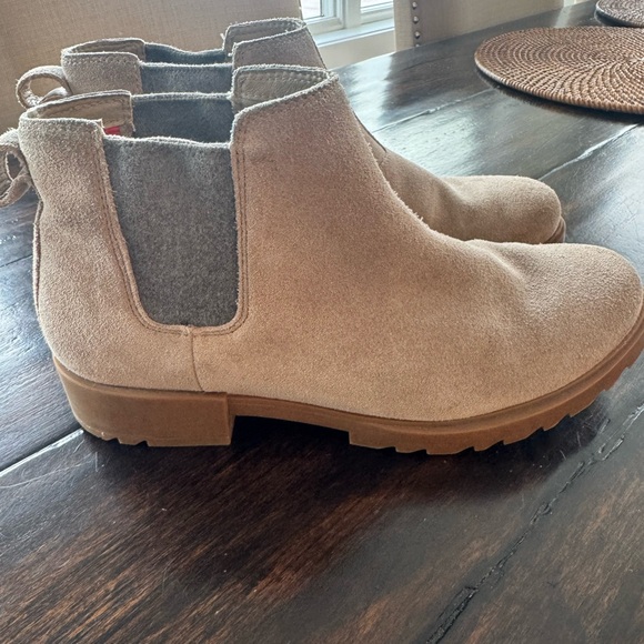 Sorel Beige Suede Ankle Booties - Picture 5 of 7